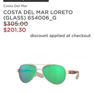 New Loreto Costa sunglasses